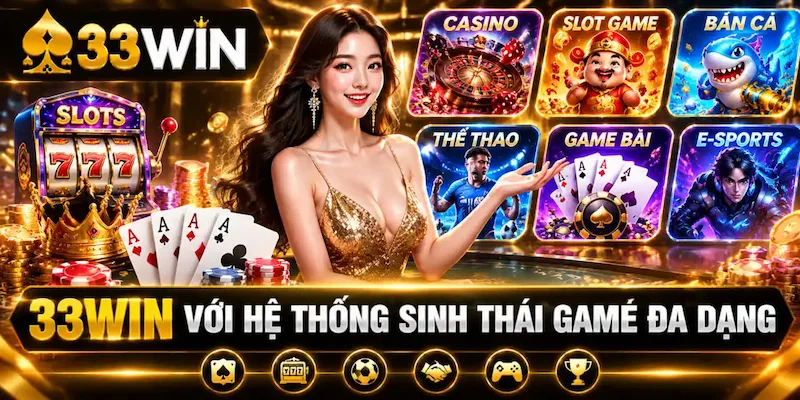 33win với hệ thống sinh thái game đa dạng
